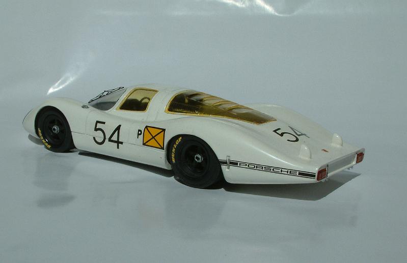 6maj08 021.JPG - Porsche 908LH 1968 Daytona winner. Modified 1/24 scale LeMans Miniatures resin kit with homemade decals.